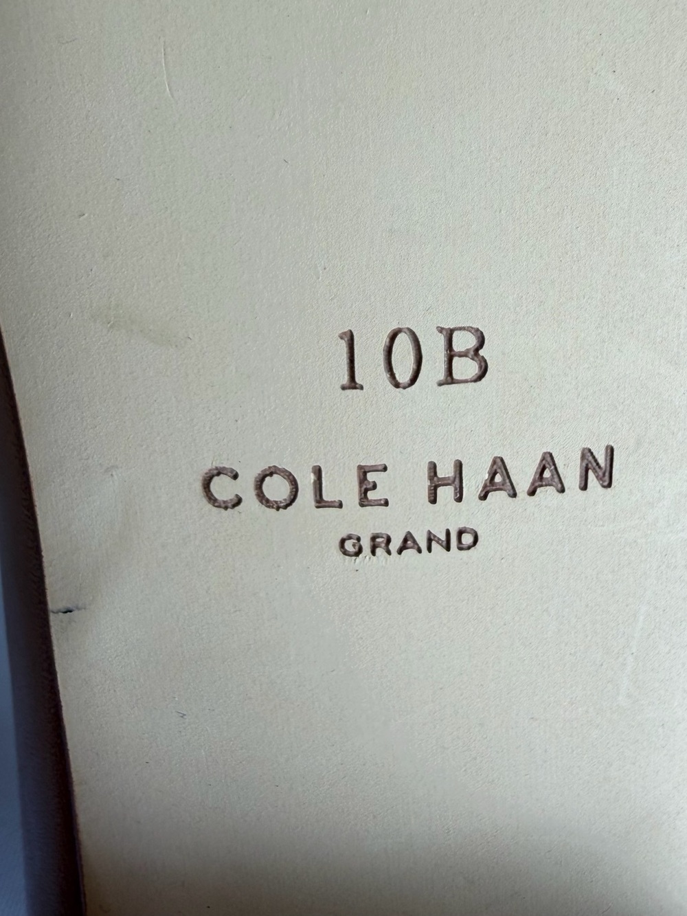 Cole Haan Blush Tan Pointed-Toe Leather Loafers - Picture 14 of 14